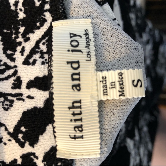 Black and white elegant skirt. Brand: Faith and Joy Size: S - Picture 3 of 4